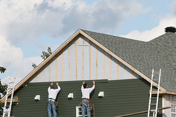 Professional Emergency Siding Repair technician working in Sharpsburg, NC